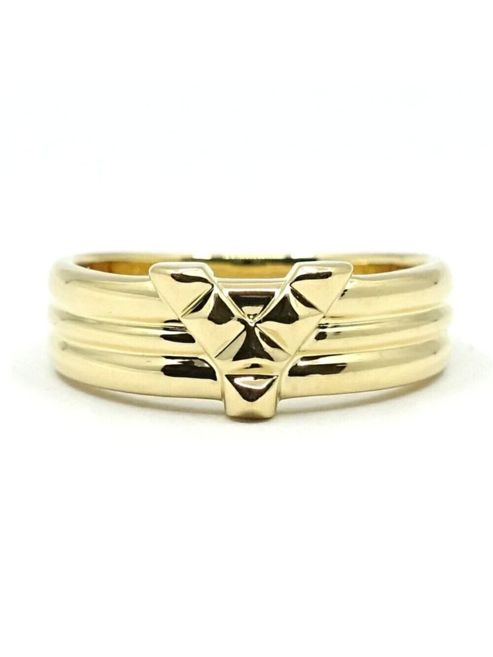 Saint Laurent Ring YSL 18k Yellow Gold